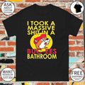 I took a massive shit in a Buc-ee’s bathroom logo shirt