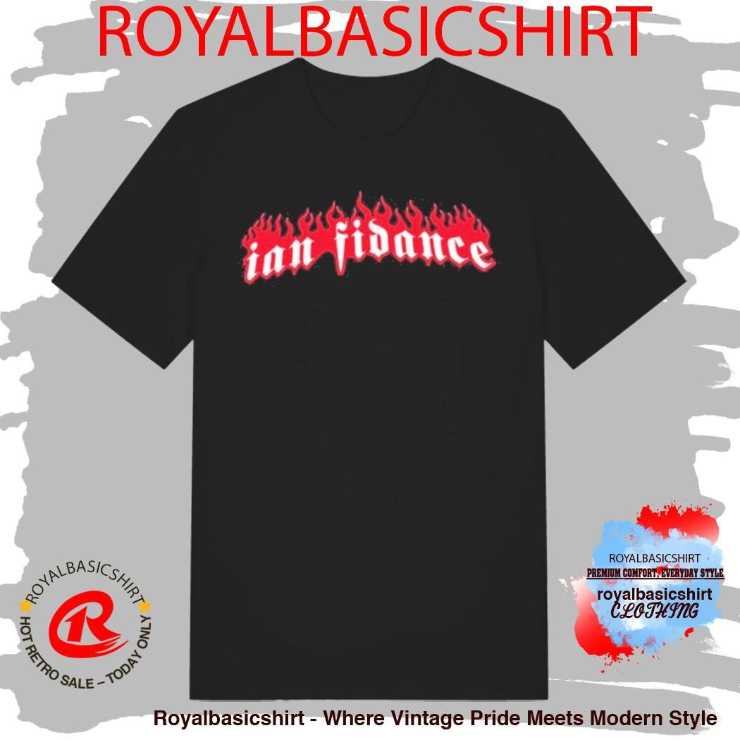 Ian Fidance Flames Logo Shirt