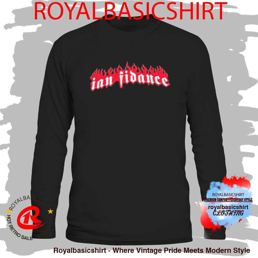 Ian Fidance Flames Logo Shirt
