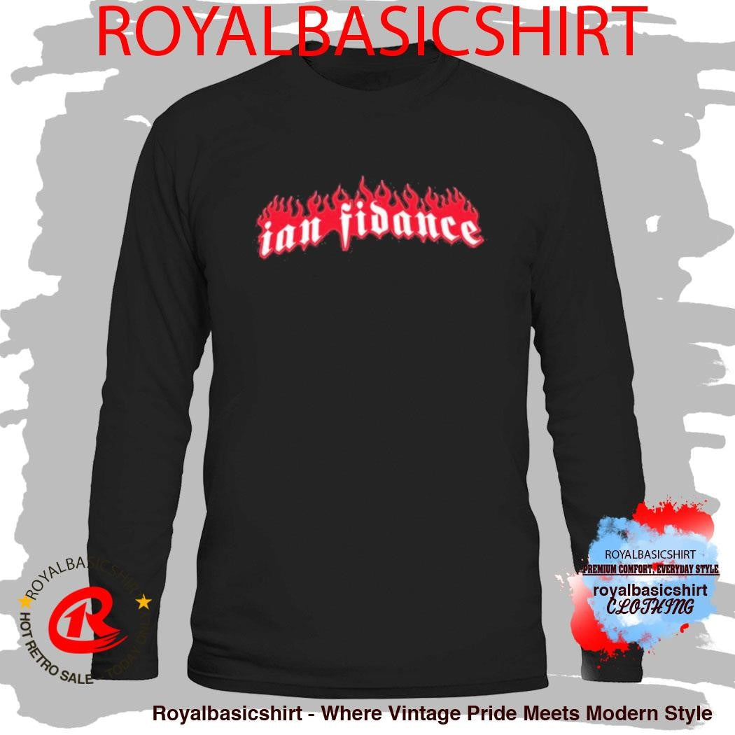 Ian Fidance Flames Logo Shirt