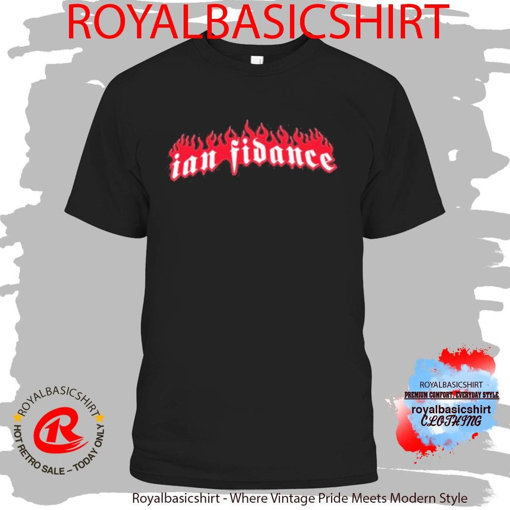 Ian Fidance Flames Logo Shirt