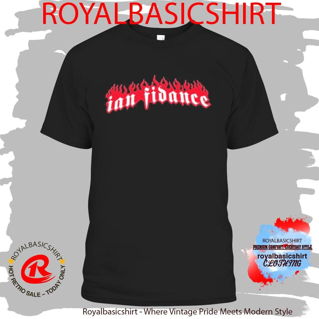 Ian Fidance Flames Logo Shirt