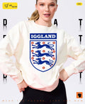 Iggland England Soccer Three Lions World Cup 2026 parody shirt