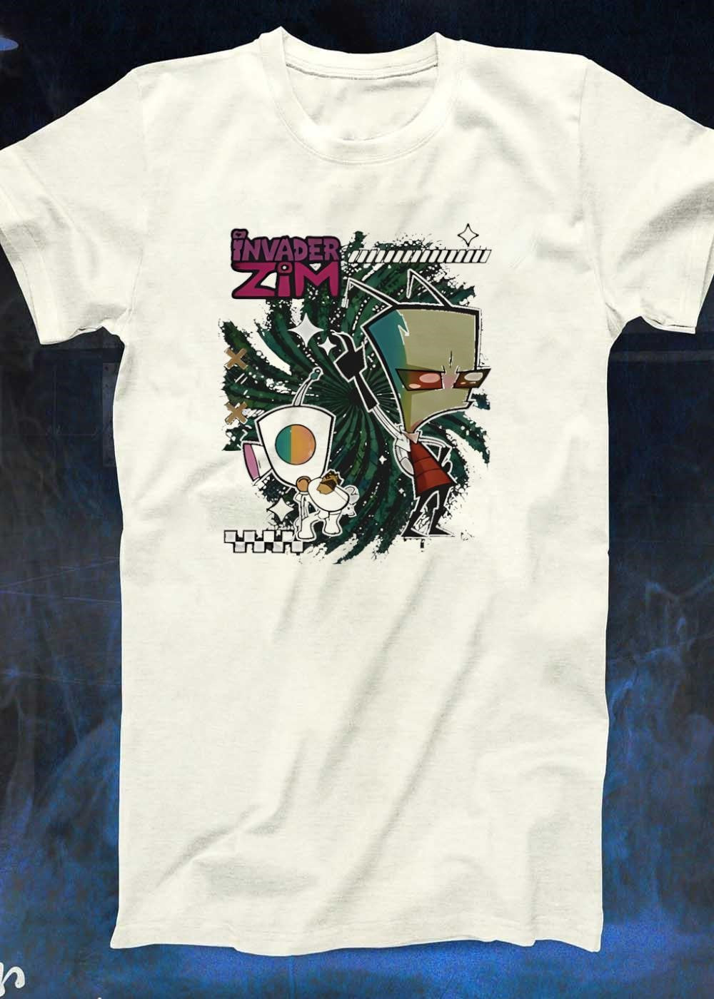 Invader Zim Fan Art GIR Eating Taco Character T-Shirt
