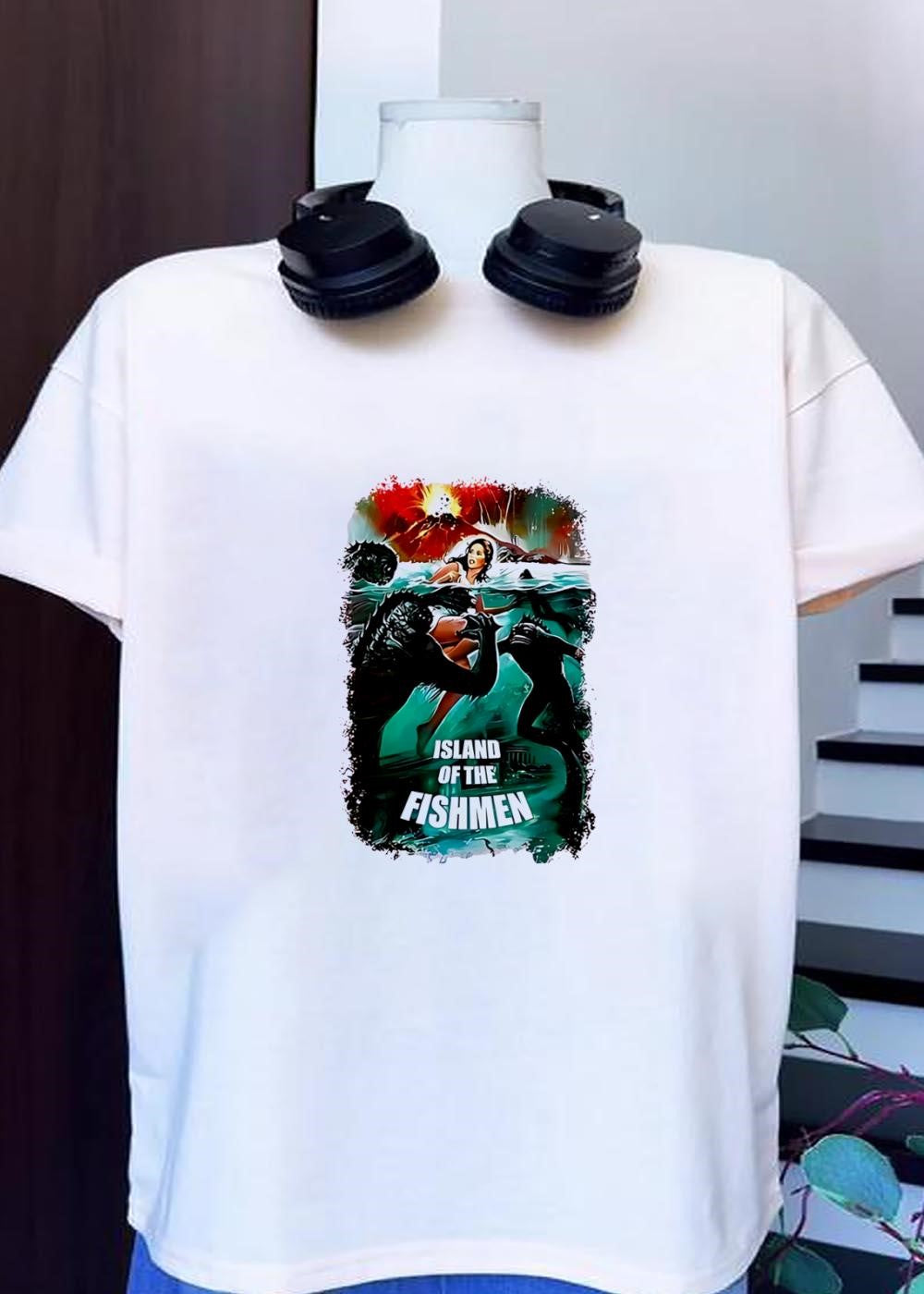 Island of the Fishmen movie poster shirt