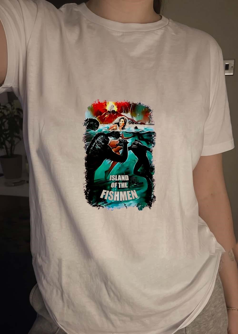 Island of the Fishmen movie poster shirt