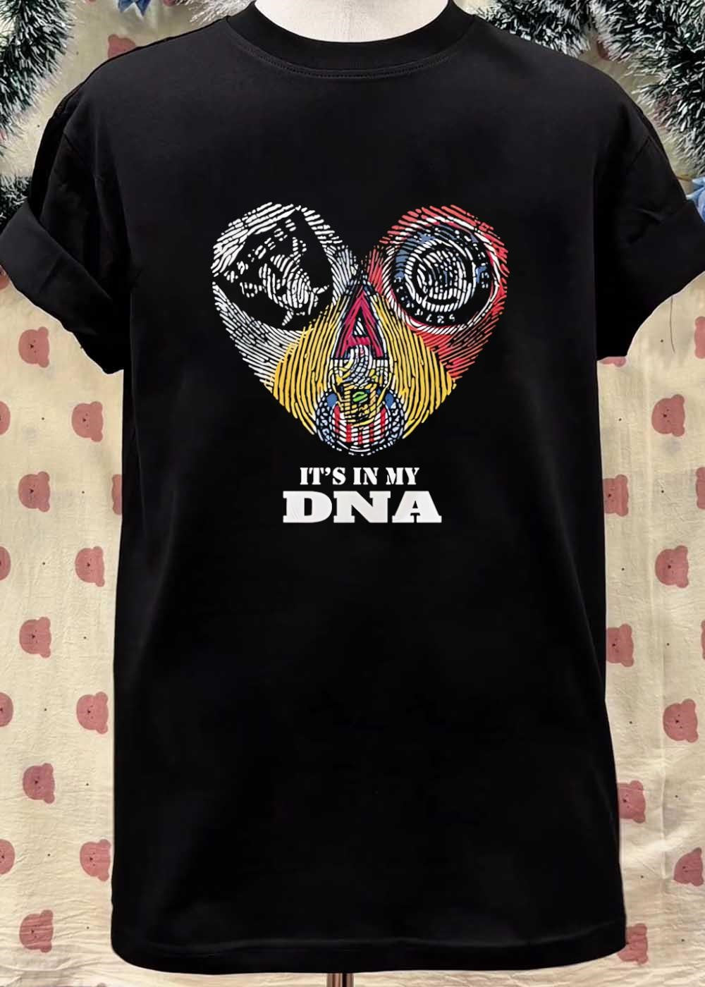 It’s in My DNA Heart Flag shirt(1)