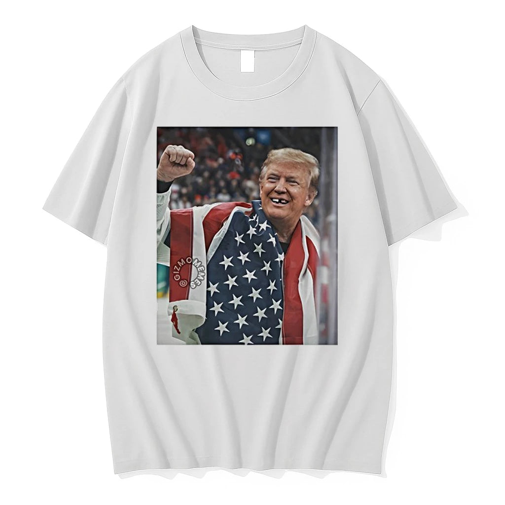 Jack Hughes Champion Tooth Parody Trump Funny Tshirts Sweater