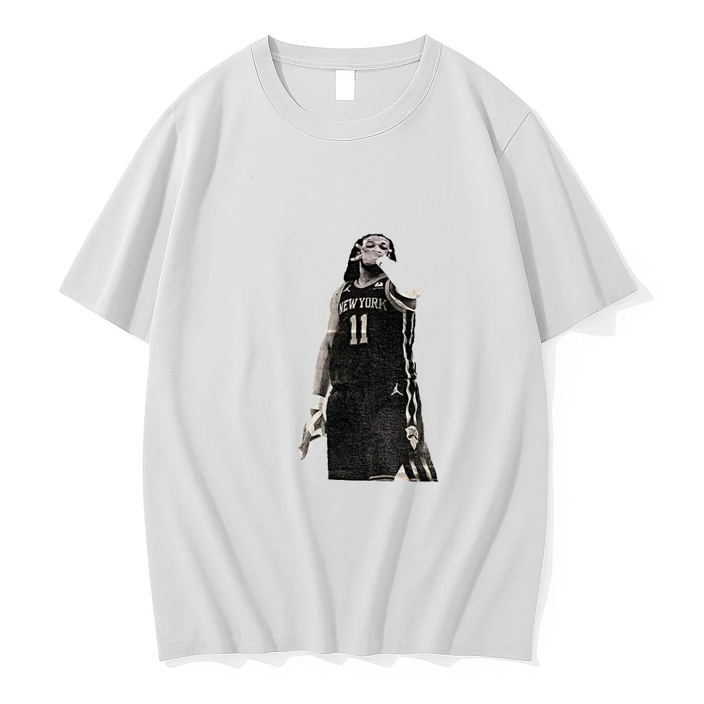 Jalen Brunson Three Point Celebration Basketball Fan Tshirts Sweater