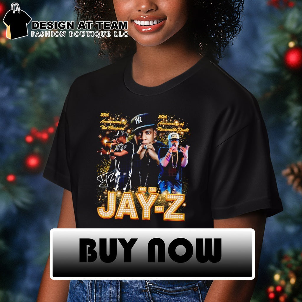 Jay-Z Yankee Stadium Anniversary of the Blueprint 25th 30th Celebration signature shirt