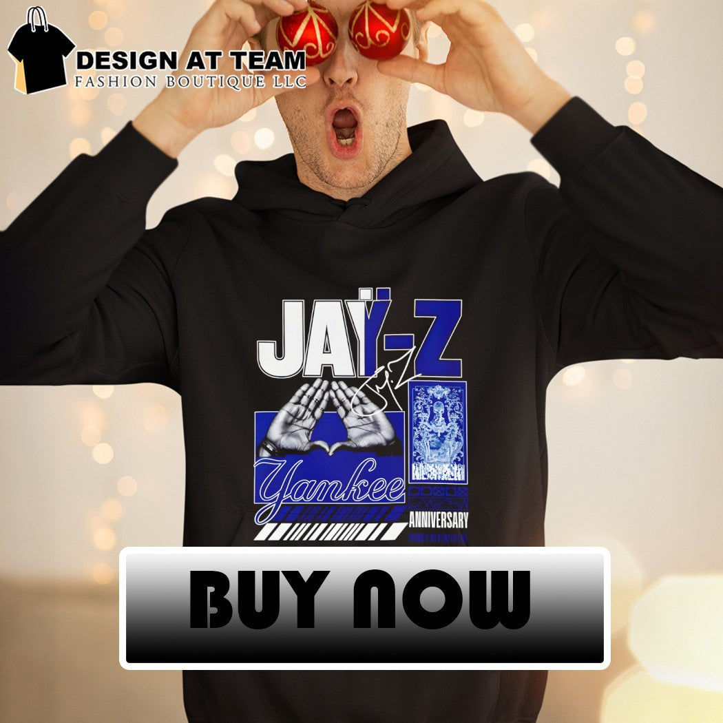 Jay-Z Yankee Stadium The Blueprint Reasonable Doubt 25th Anniversary signature shirt
