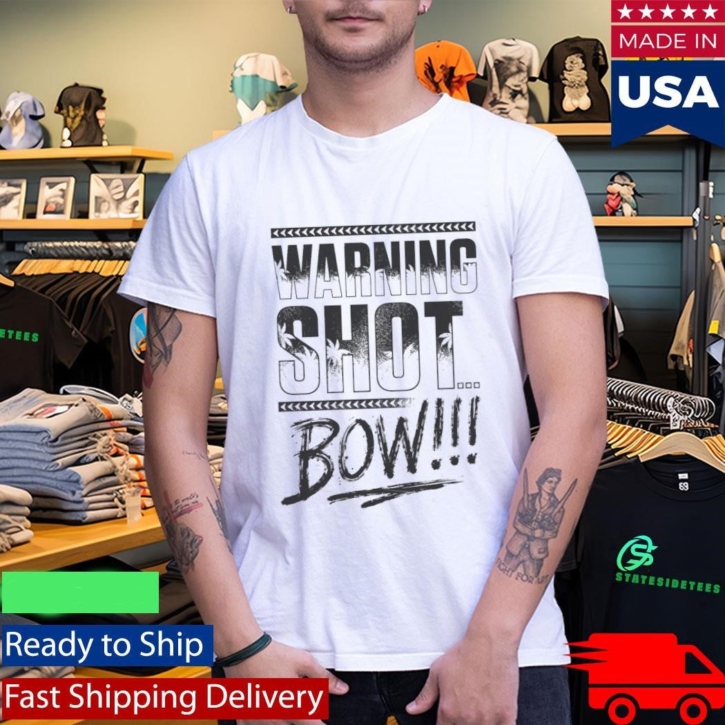 Jey Uso Warning Shot Bow Shirt