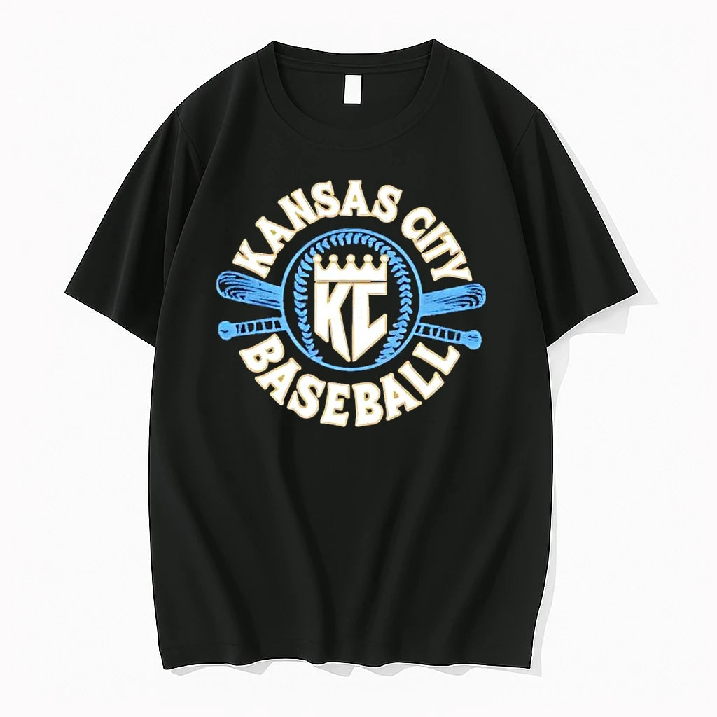 Kc Baseball Crown And Bat Royal Tshirts Sweater