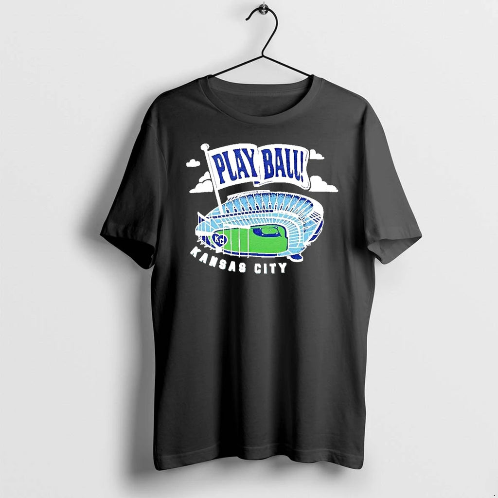Kansas City Play Ball Crown Town Stadium Tshirts Sweater