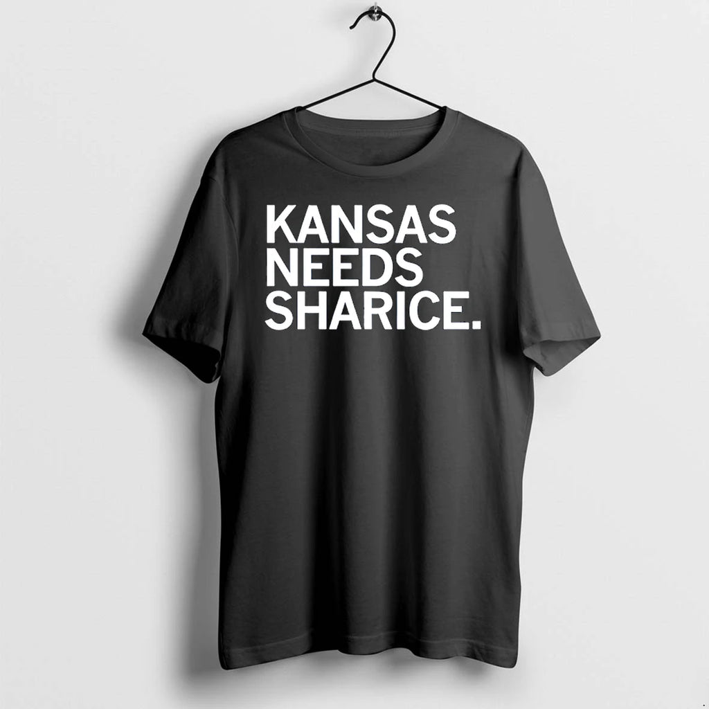 Kansas Needs Sharice Text Tshirts Sweater