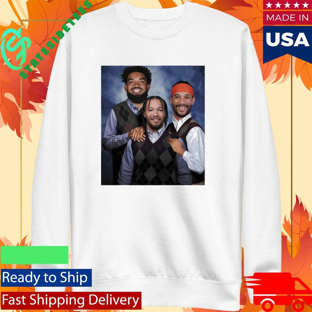 Karl Anthony Towns Jalen Brunson Josh Hart Step Brothers Shirt