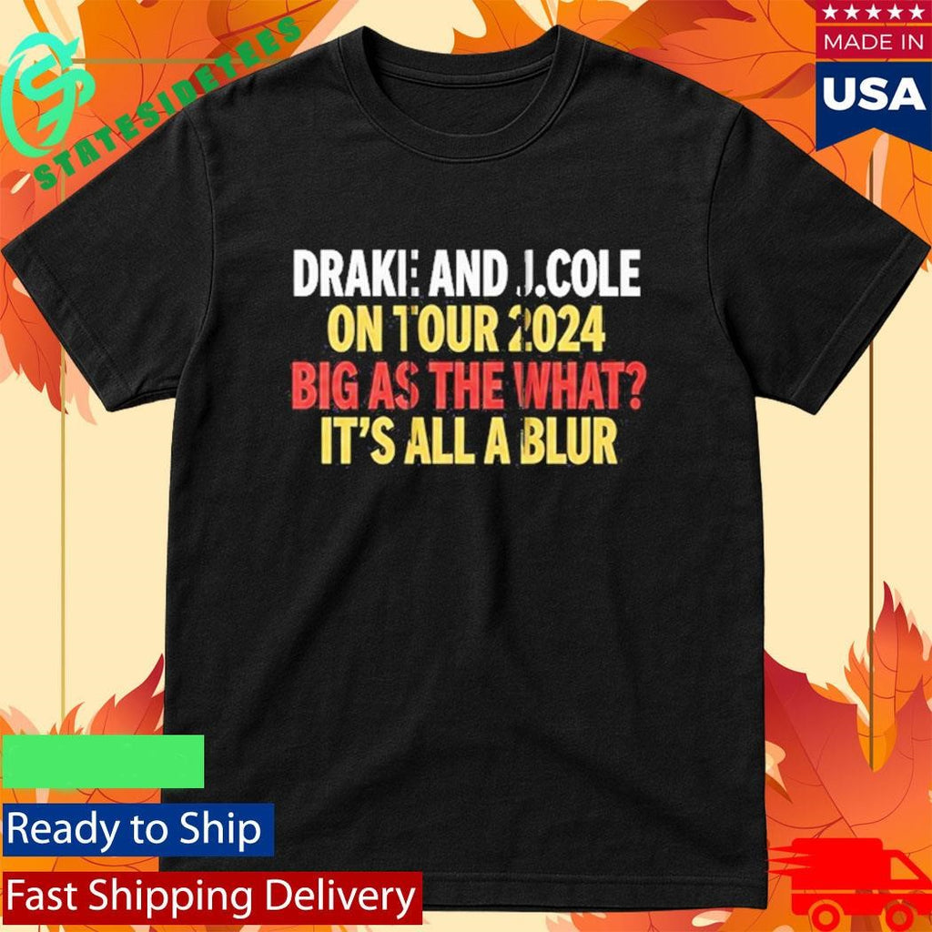 Kevin Durant Drake And J Cole Its All A Blur Tour Shirt