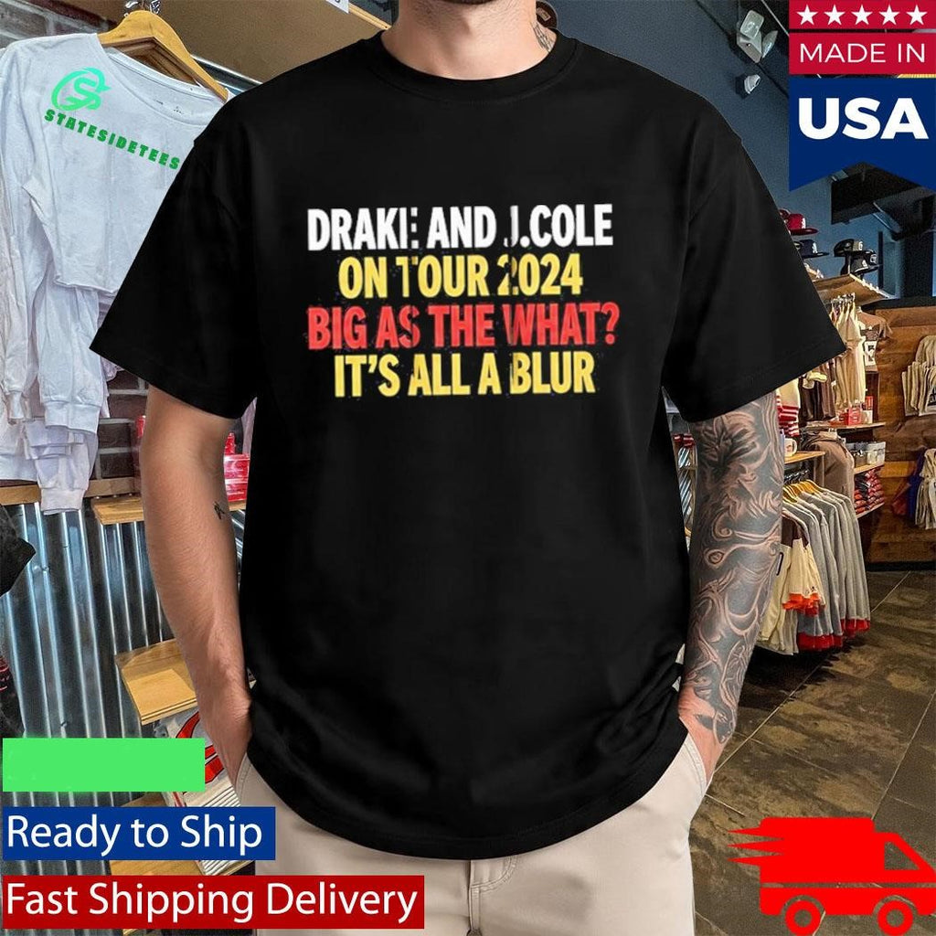 Kevin Durant Drake And J Cole Its All A Blur Tour Shirt