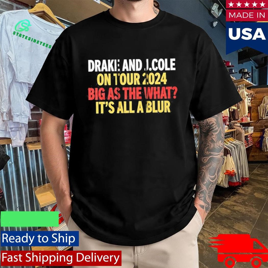 Kevin Durant Drake And J Cole Its All A Blur Tour Shirt