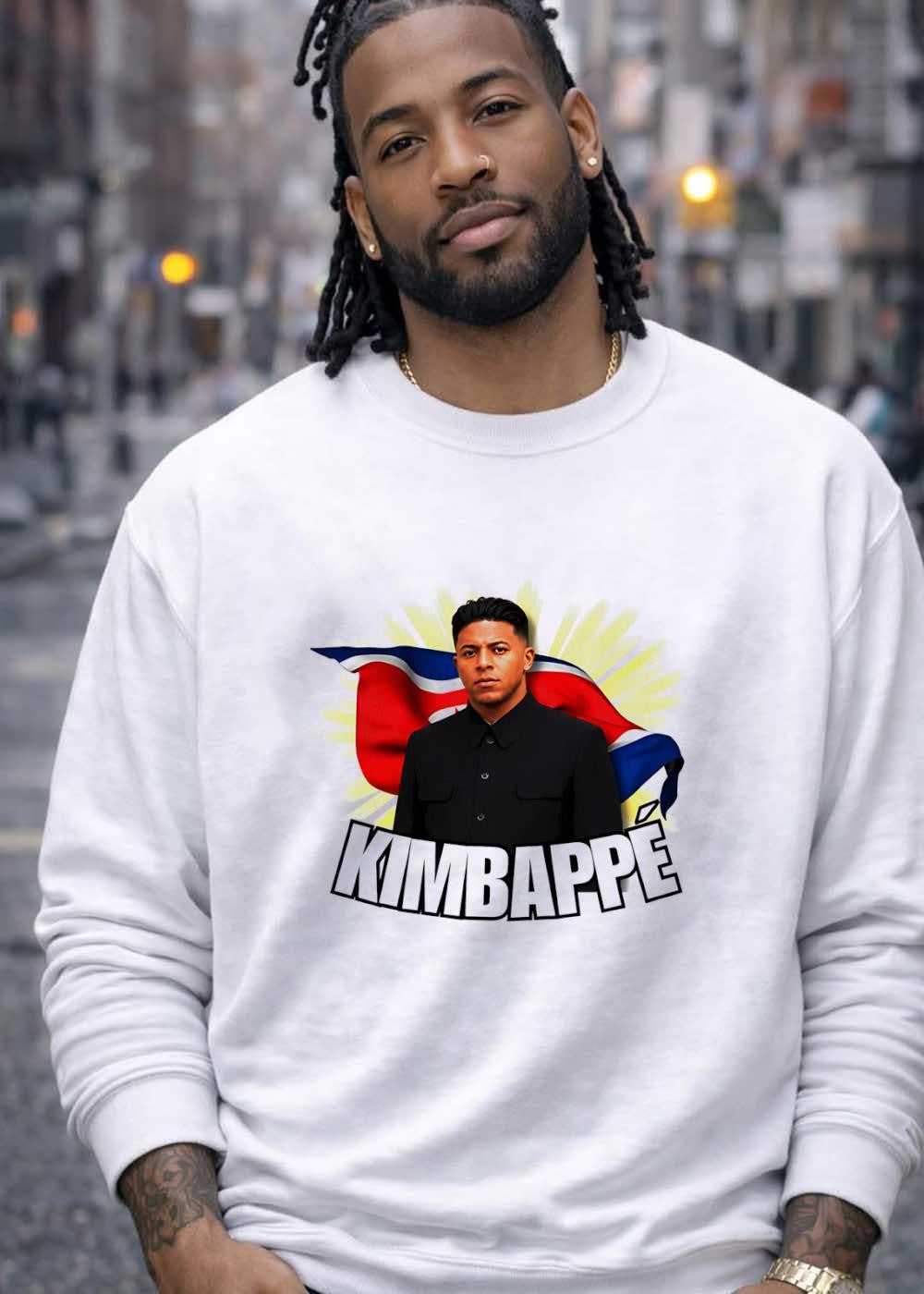 Kimbappé North Korea Leader Football Graphic T-Shirt