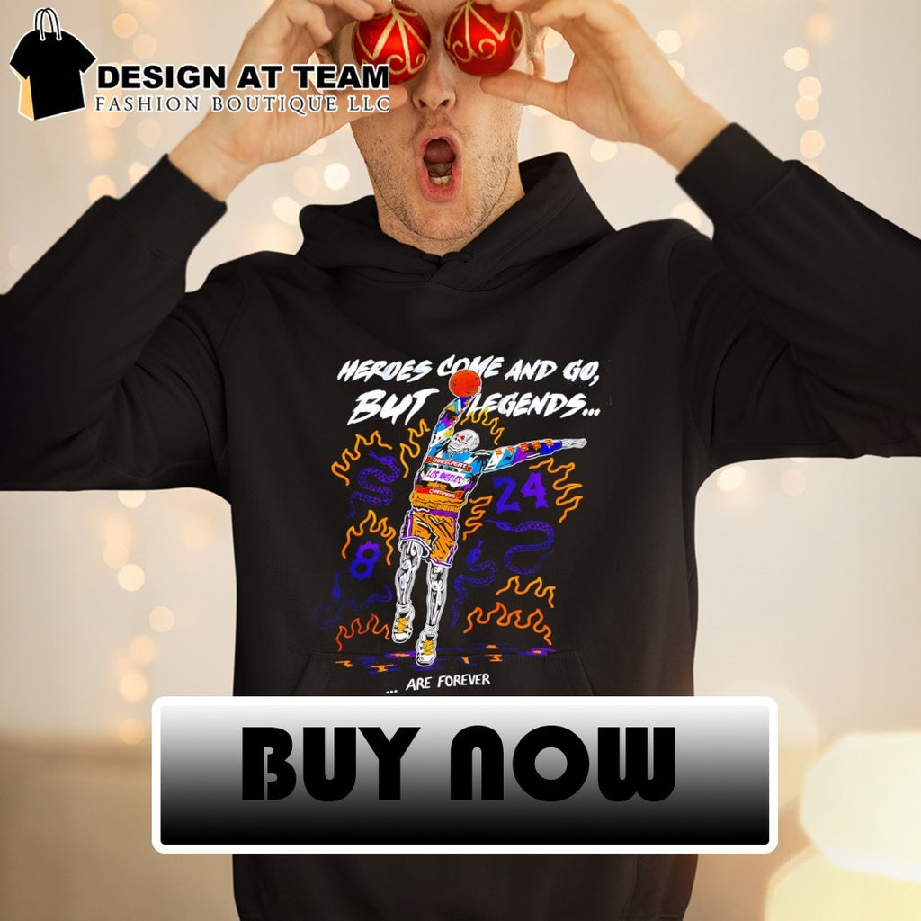 Kobe Bryant Graffiti Los Angeles Lakers Basketball Heroes Come And Go But Legends shirt