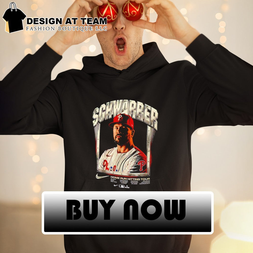 Kyle Schwarber Philadelphia Phillies Home Run Hitting Tour baseball team shirt