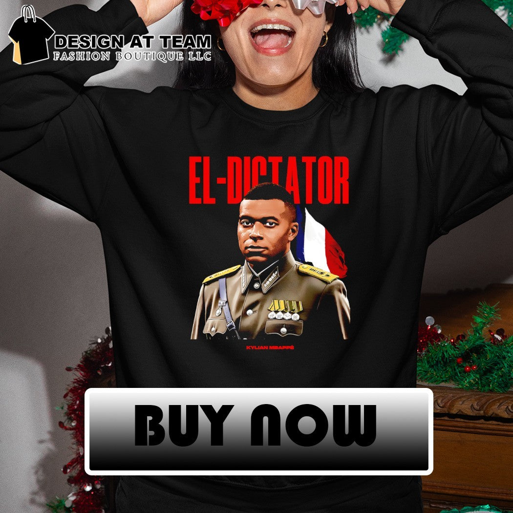 Kylian Mbappe EL-Dictator France flag World Cup 2026 shirt