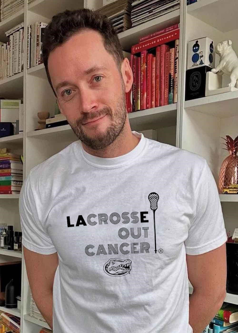Lacrosse Out Cancer Florida Gators T-Shirt