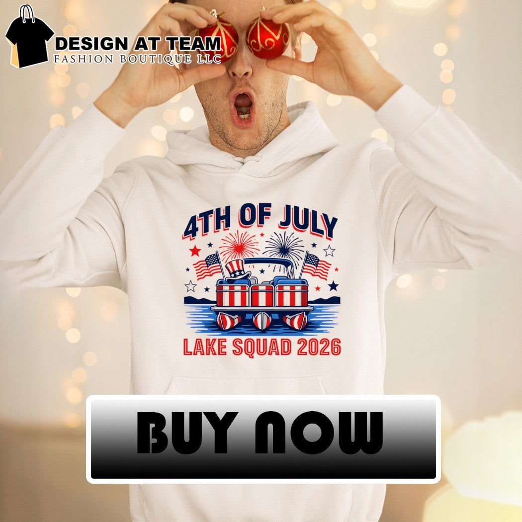 Lake Squad 2026 4th of July Patriotic American flag shirt