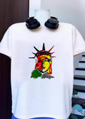 Liberty Pop Art Style Abstract Statue of Liberty T-Shirt