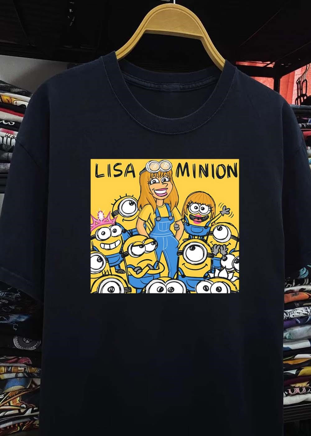 Lisa Minion Characters Cartoon Group Fun shirt