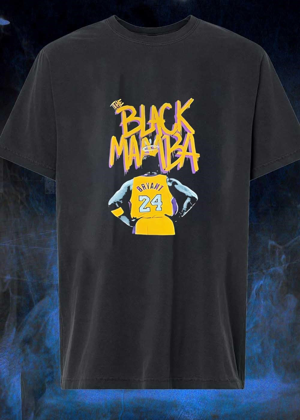 Los Angeles Lakers Kobe Bryant The Black Mamba Jersey T-Shirt