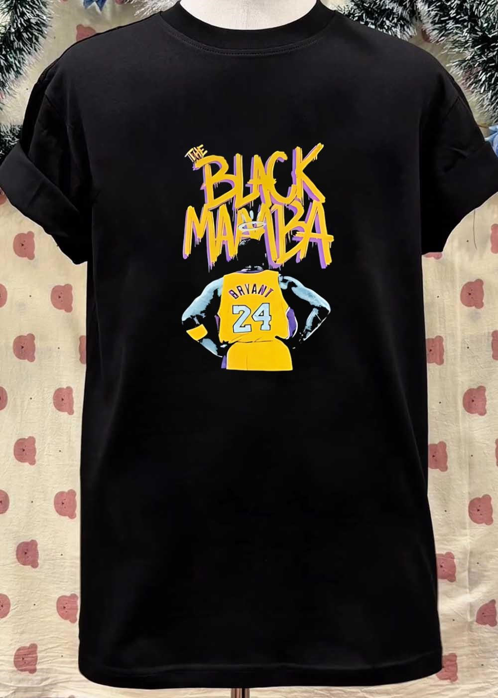 Los Angeles Lakers Kobe Bryant The Black Mamba Jersey T-Shirt