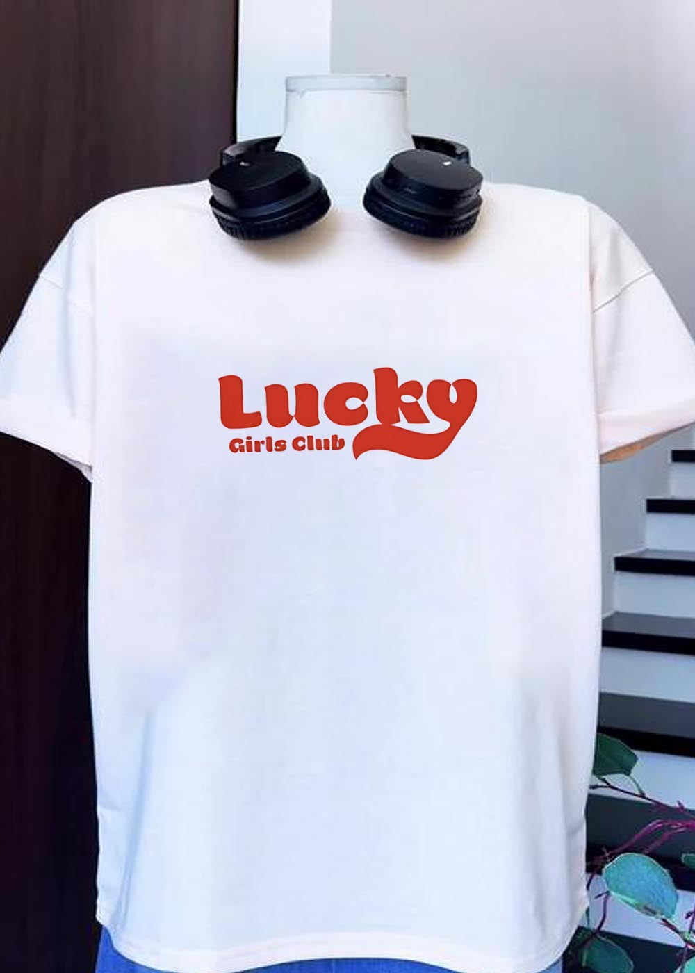 Lucky Girls Club Graphic T-Shirt