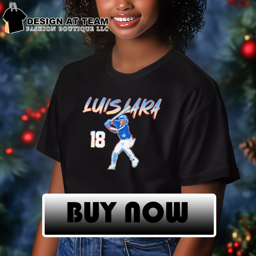 Luis Alexander Lara Milwaukee Brewers Baseball Slugger Swing Number MLB 2026 shirt