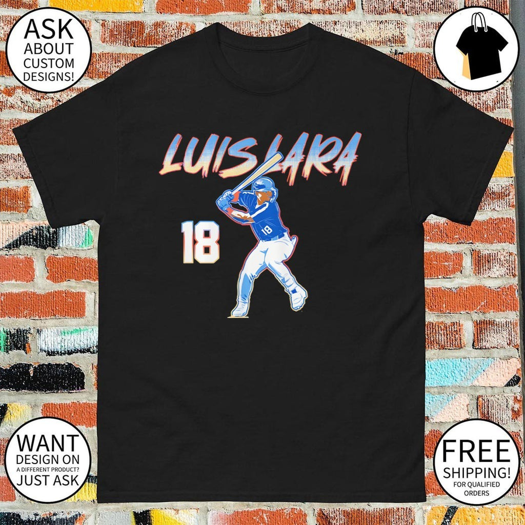 Luis Alexander Lara Milwaukee Brewers Baseball Slugger Swing Number MLB 2026 shirt
