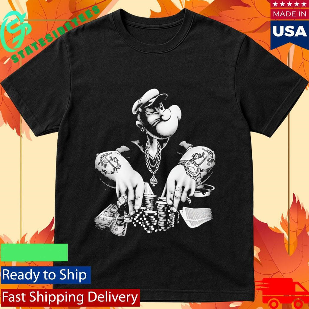 MJ Popeyes Poker Pimp Shirt