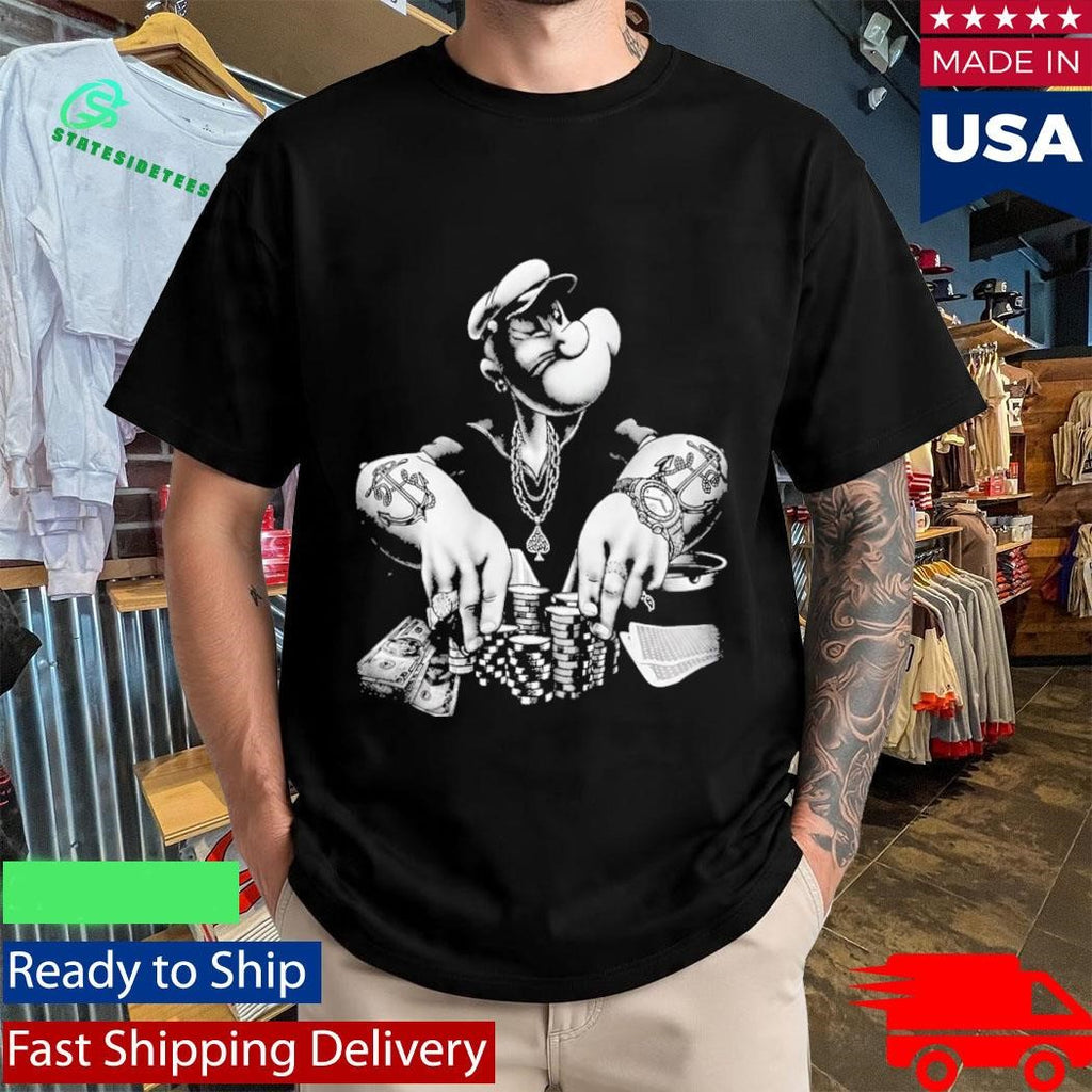 MJ Popeyes Poker Pimp Shirt