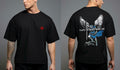Make No Peace With Evil X Big Red Jerusalem Cross 2 Sided