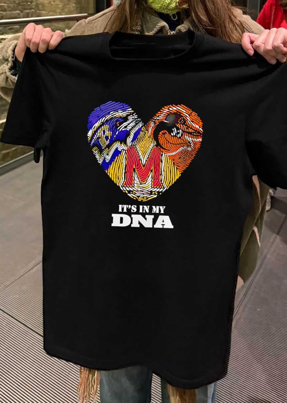 Maryland Terrapins It’s in My DNA Heart Maryland Terrapins shirt