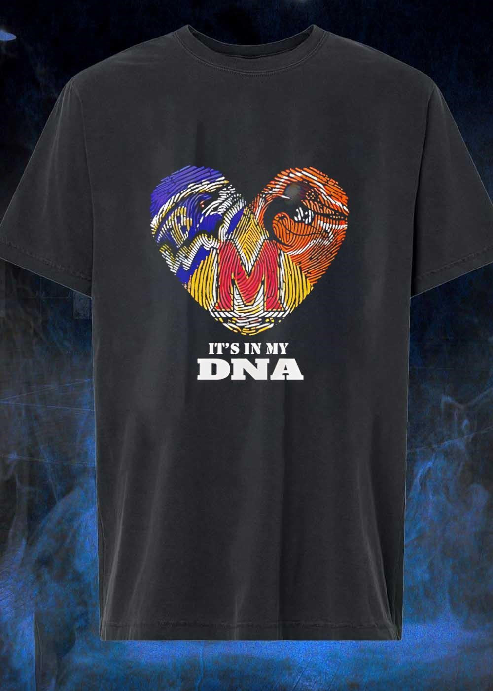 Maryland Terrapins It’s in My DNA Heart Maryland Terrapins shirt