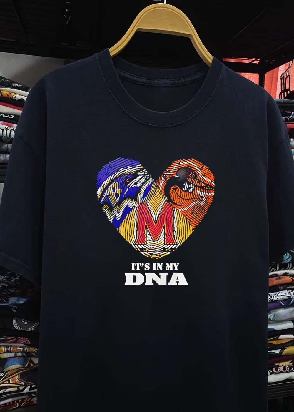 Maryland Terrapins It’s in My DNA Heart Maryland Terrapins shirt