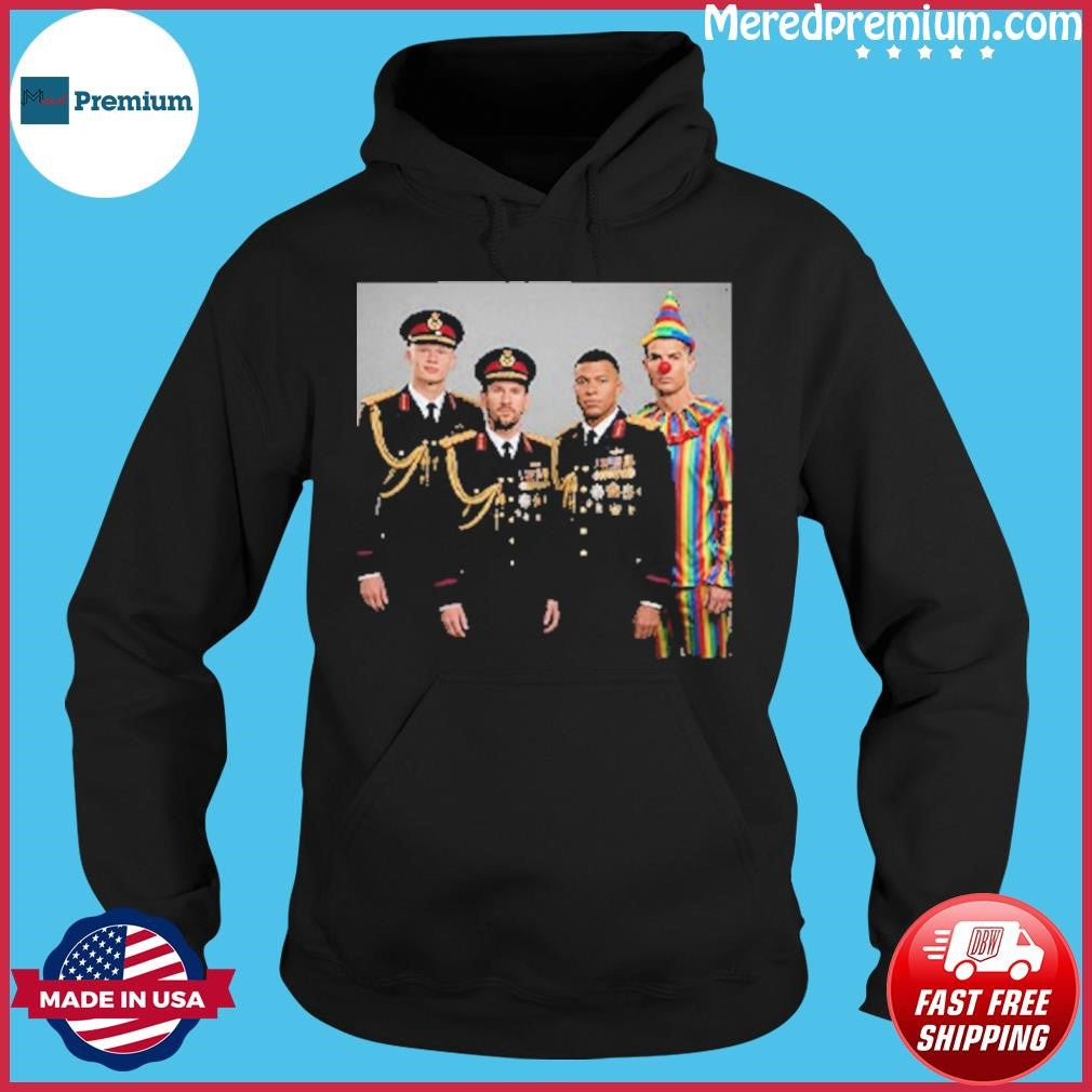 Mbappe Haaland Messi Ronaldo Dictator Meme T-Shirt