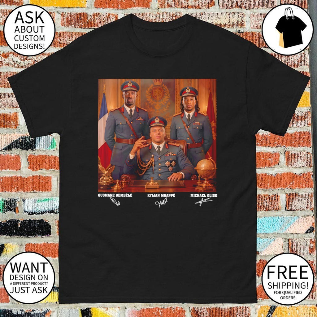 Mbappe Olise Dembele Dictator France Soccer World Cup 2026 shirt