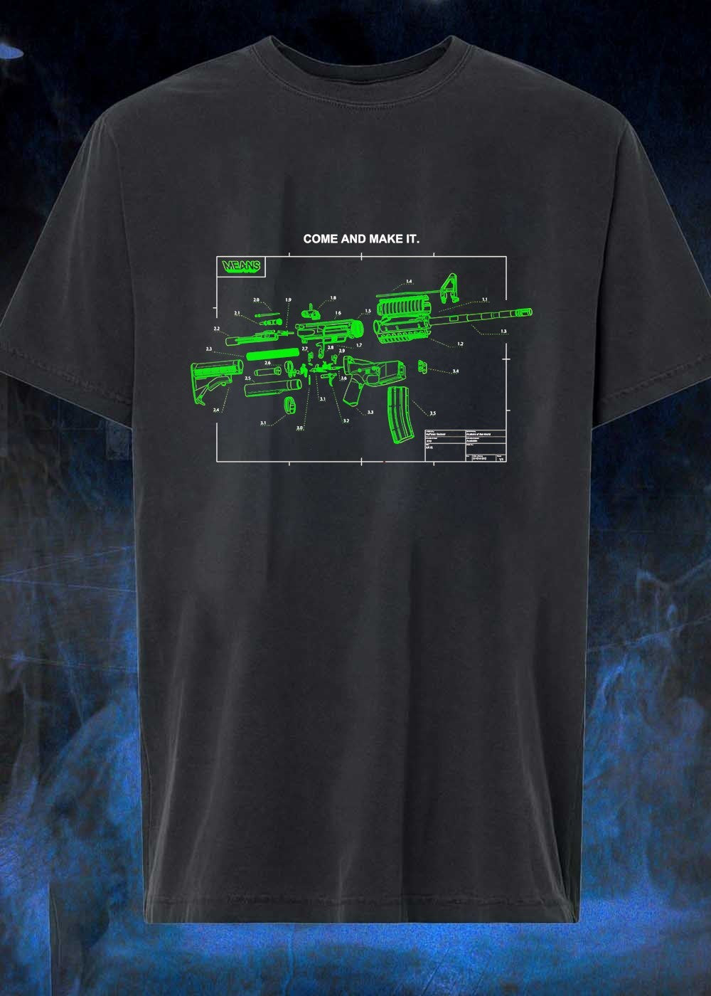 Means Assemble Your Own Ar15 Rifle Parts Schematic Shirt