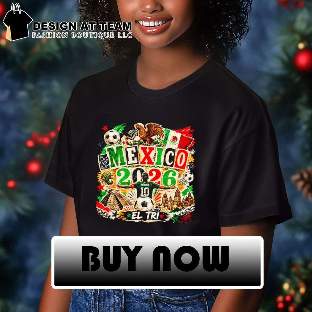 Mexico 2026 Aztec Warrior Viva Mexico Soccer Graphic El Tri shirt