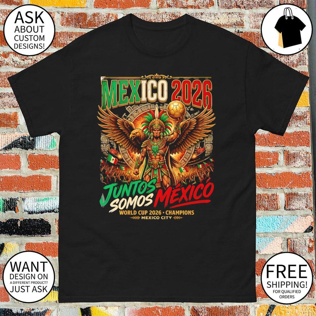 Mexico Soccer World Cup 2026 Juntos Somos Mexico City Champions shirt
