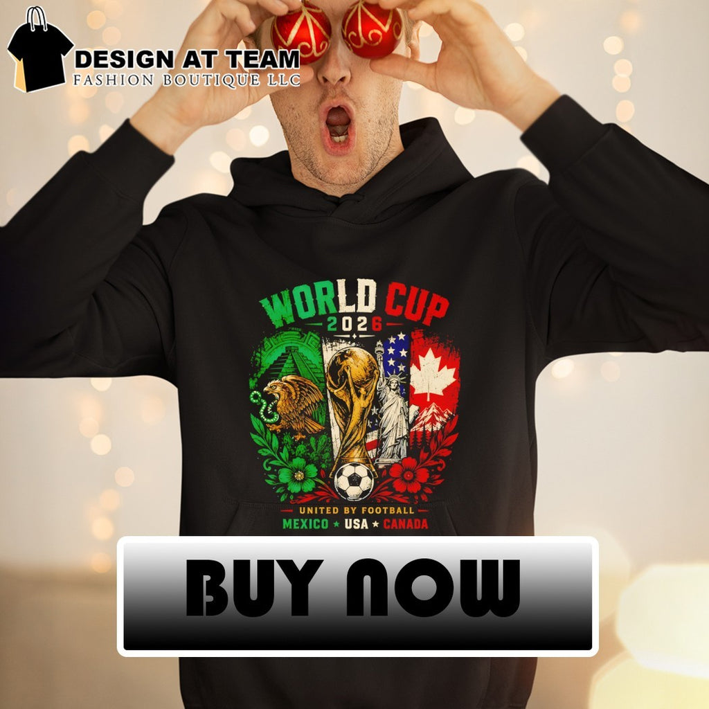 Mexico Usa Canada Football Tournament Trophy World Cup 2026 United By Football shirt