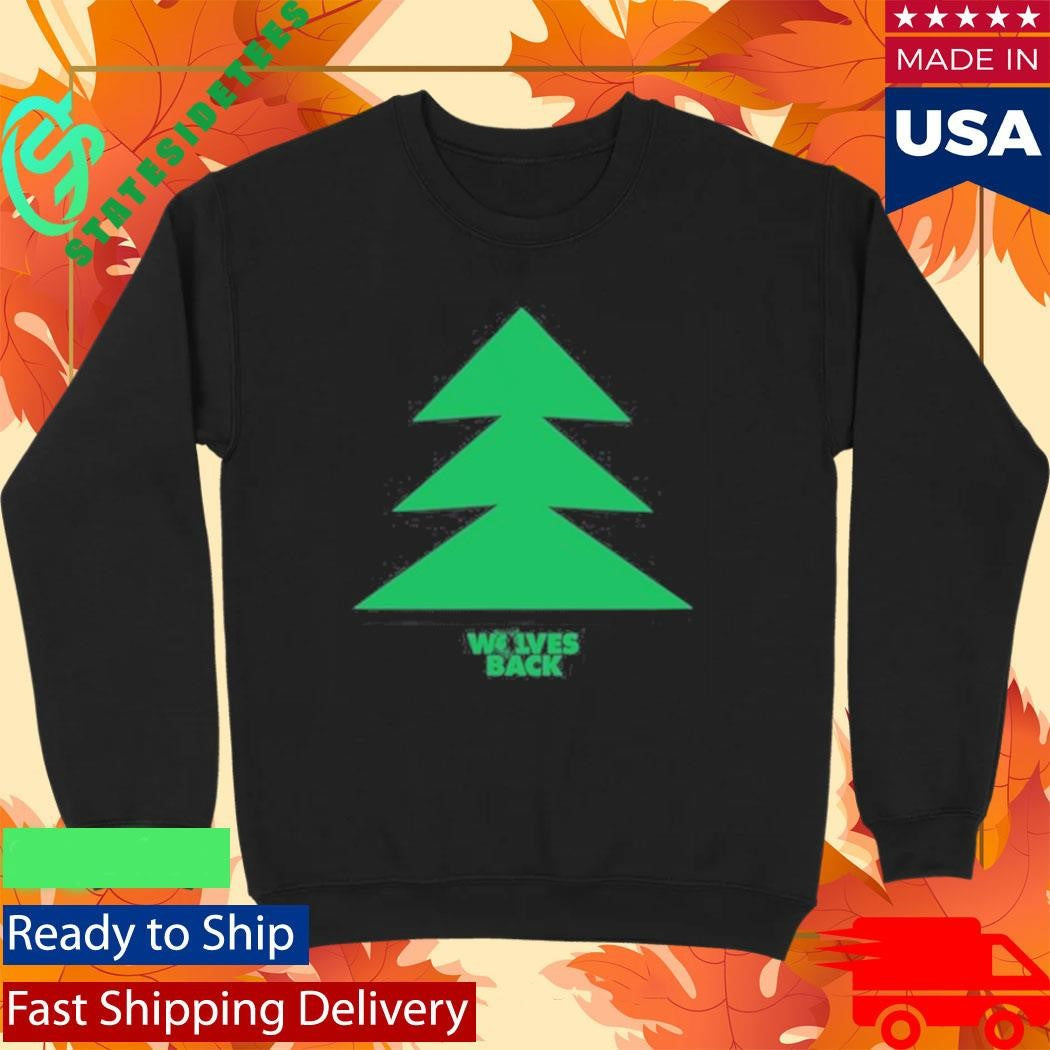 Minnesota Timberwolves Nba Wolves Back Tree Shirt