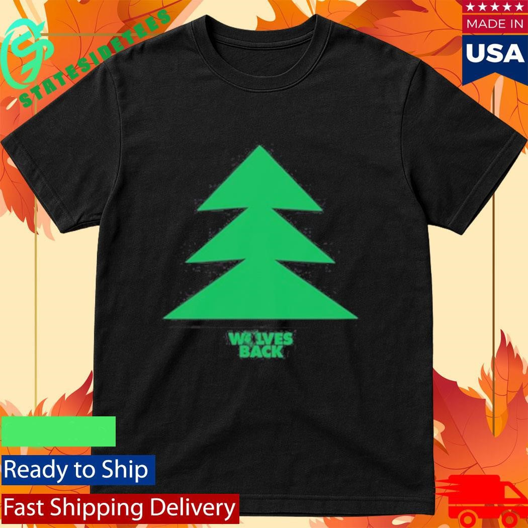 Minnesota Timberwolves Nba Wolves Back Tree Shirt